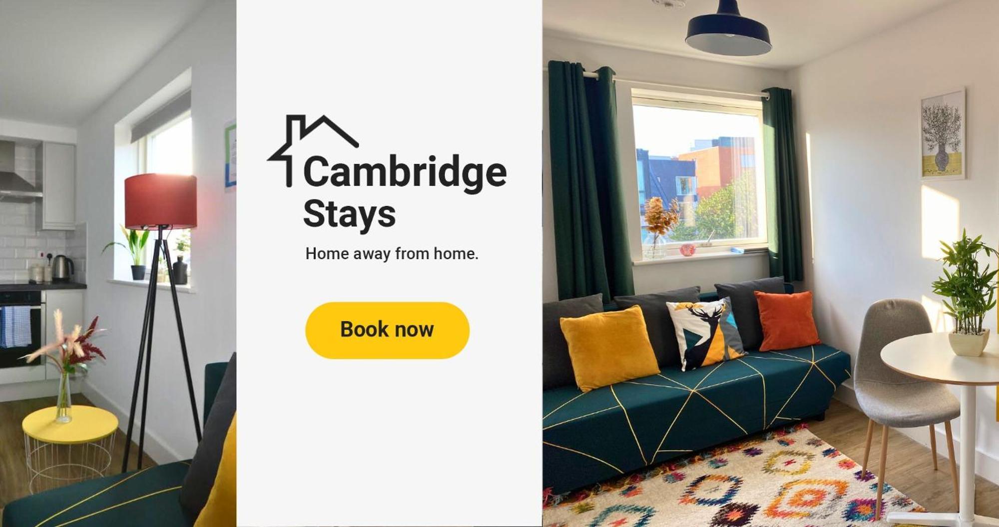 Cambridge Stays Central Apart Hotel 1Br Flats-Easy Walk To City Centre-Parking Bagian luar foto
